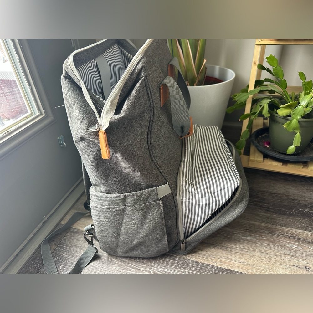 LUXJA Breast Pump Bag with Compartments for Cooler Bag Breast Pump Backpack - Picture 16 of 17